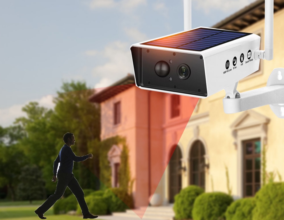 Камера видеонаблюдения на солнечных батареях