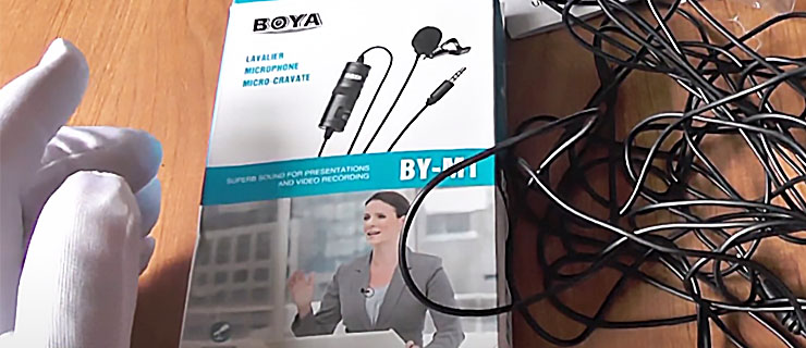 Петличный микрофон boya by m1